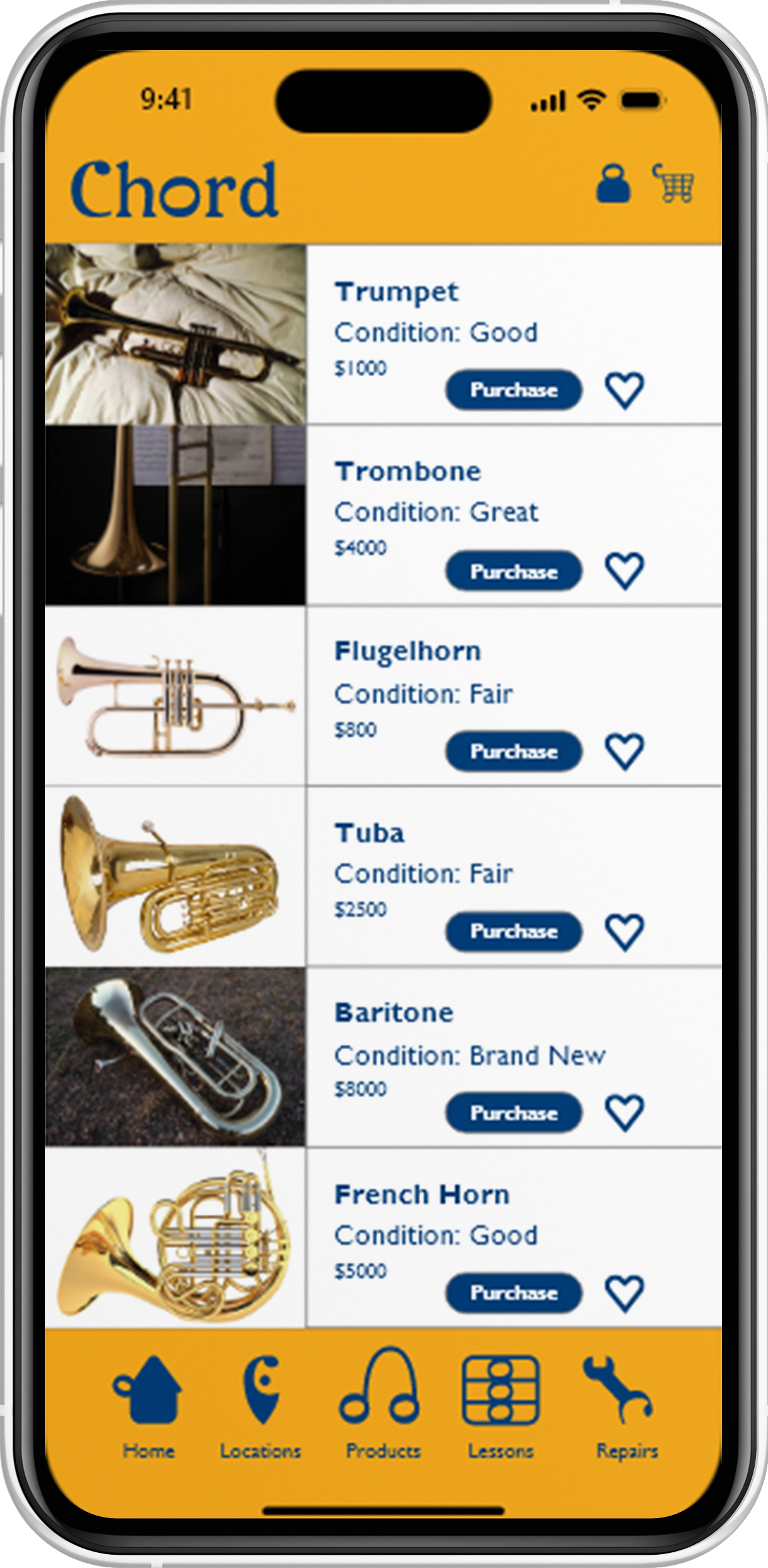 Shop Catalogue Screen Display